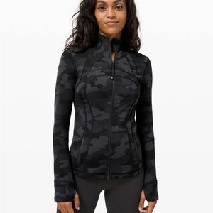 Lululemon Define Jacket Heritage 365 Camo Deep Coal Multi Size 12